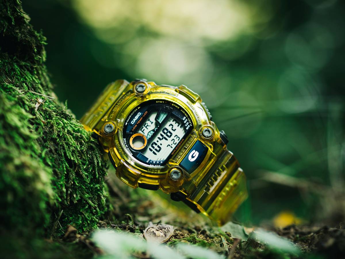 Pela's eco-friendly watch collection showcasing colorful flax-based straps